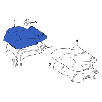 Mercedes-Benz OE - Center Right Seat Cover