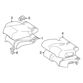 Mercedes-Benz OE - Seats & Tracks - Second Row Seats (Seat Cushion Components)
