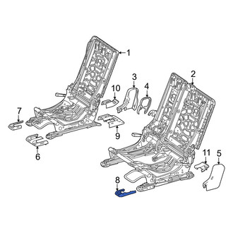 Mercedes-Benz OE - Seat Track Cover