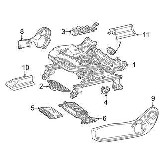 Mercedes-Benz OE - Seats & Tracks - Tracks & Components (Front Seats)