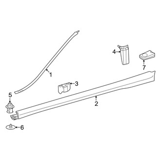 Mercedes-Benz OE - Pillars, Rocker & Floor - Exterior Trim