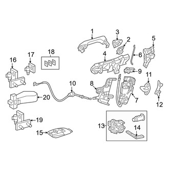 Mercedes-Benz OE - Front Door - Lock & Hardware