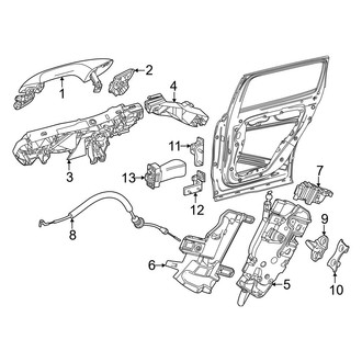 Mercedes-Benz OE - Rear Door - Lock & Hardware
