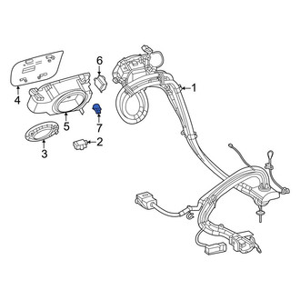 Mercedes-Benz OE - Rear Drive Motor Battery Pack Charging Port Door Release Switch