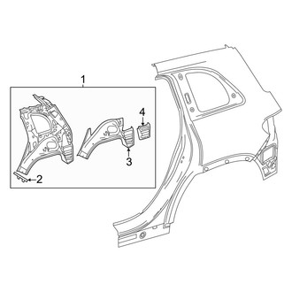 Mercedes-Benz OE - Quarter Panel - Inner Structure