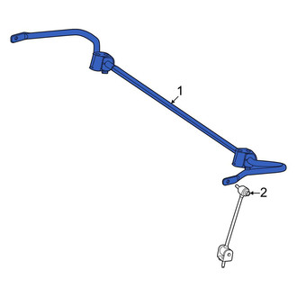 Mercedes-Benz OE - Rear Suspension Stabilizer Bar