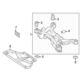 Mercedes-Benz OE - Rear Suspension - Suspension Mounting