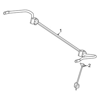 Mercedes-Benz OE - Rear Suspension - Stabilizer Bar & Components