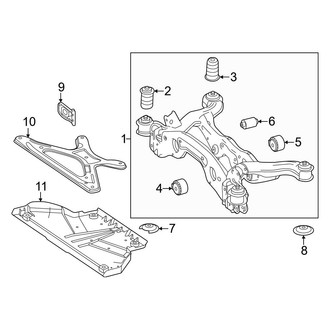 Mercedes-Benz OE - Rear Suspension - Suspension Mounting