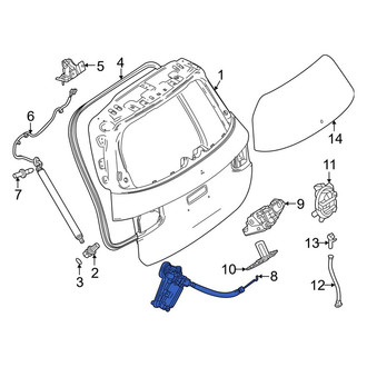 Mercedes-Benz OE - Right Tailgate Lift Motor