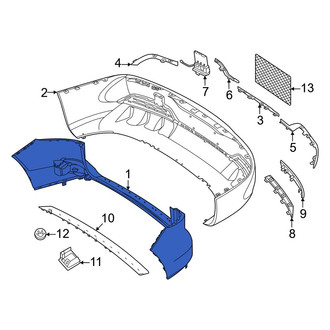 Mercedes-Benz OE - Front Bumper Cover