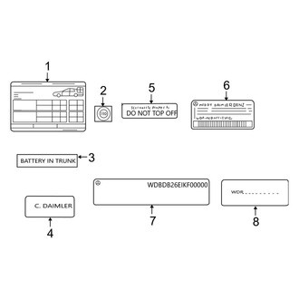 Mercedes-Benz OE - Information Labels - Labels