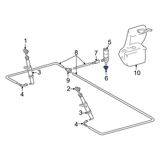 Mercedes-Benz OE - Headlight Washer Pump Grommet