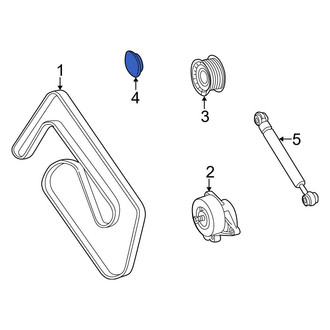 Mercedes-Benz OE - Accessory Drive Belt Idler Pulley Cap