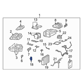 Mercedes-Benz OE - Front A/C Expansion Valve