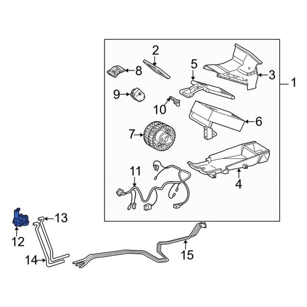 HVAC Heater Control Valve