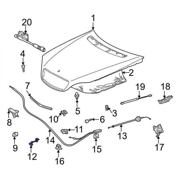 Hood Safety Catch