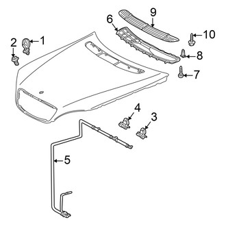 Mercedes-Benz OE - Hood & Grille - Exterior Trim