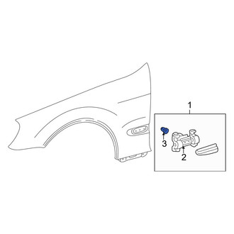 Mercedes-Benz OE - Fender Molding Retainer