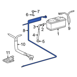 Mercedes-Benz OE - Battery Cable