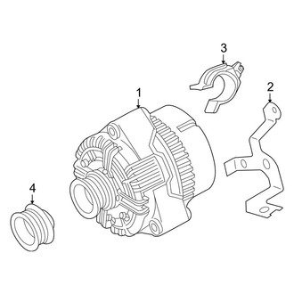 Mercedes-Benz OE - Electrical - Alternator (Base Sedan)