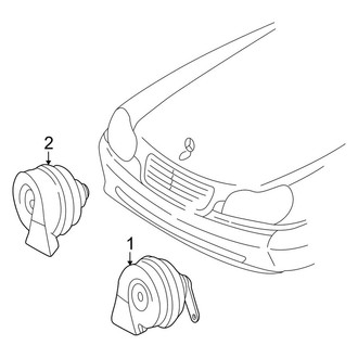 Mercedes-Benz OE - Electrical - Horn