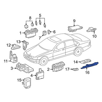 Mercedes-Benz OE - Tire Pressure Monitoring System (TPMS) Antenna