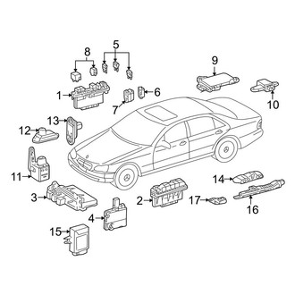 Mercedes-Benz OE - Electrical Components (Fuse Box)