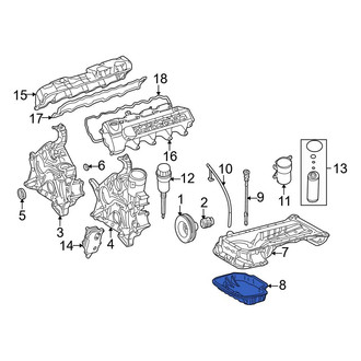 Mercedes-Benz OE - Lower Engine Oil Pan