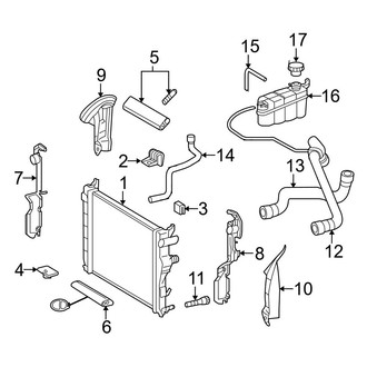 Mercedes-Benz OE - Cooling - Radiator & Components