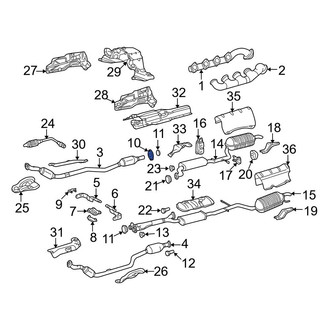 Mercedes-Benz OE - Exhaust Flange