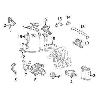 Mercedes-Benz OE - Emission System - Emission Components