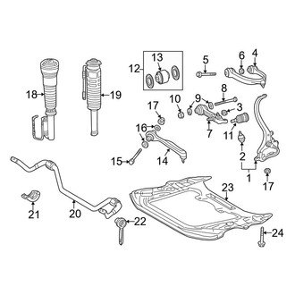 Mercedes-Benz OE - Front Suspension - Suspension Components (Base)