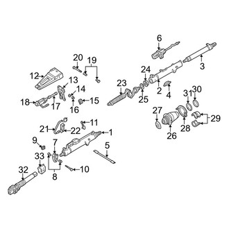 Mercedes-Benz OE - Steering Column - Lower Components