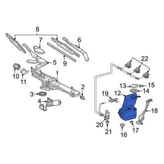 Mercedes-Benz OE - Front Washer Fluid Reservoir
