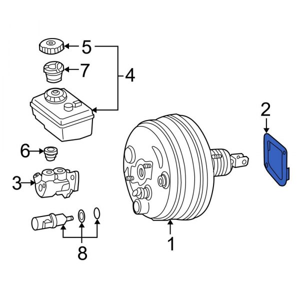 Power Brake Booster Gasket