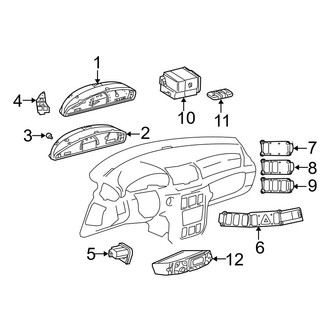 Mercedes-Benz OE - Instrument Panel - Cluster & Switches