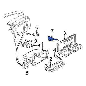 Mercedes-Benz OE - Glove Box Support