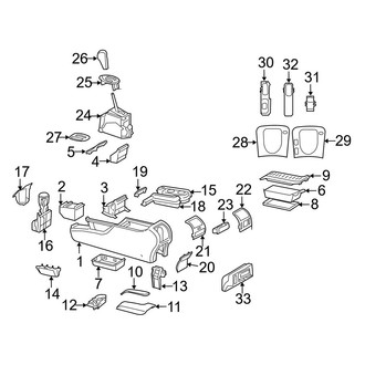 Mercedes-Benz OE - Center Console