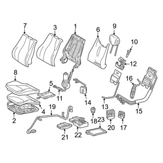 Mercedes-Benz OE - Seats & Tracks - Front Seat Components