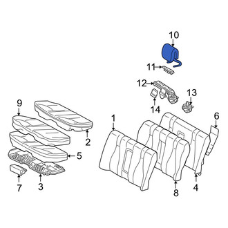Mercedes-Benz OE - Rear Headrest