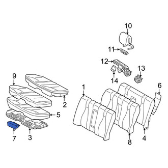 Mercedes-Benz OE - Rear Foot Rest
