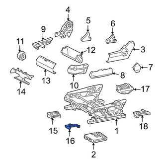 Mercedes-Benz OE - Front Right Inner Seat Track Cover
