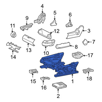 Mercedes-Benz OE - Front Right Seat Track