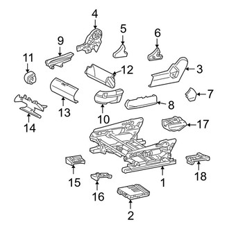 Mercedes-Benz OE - Seats & Tracks - Tracks & Components (Front Seat)