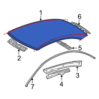 Mercedes-Benz OE - Roof Panel