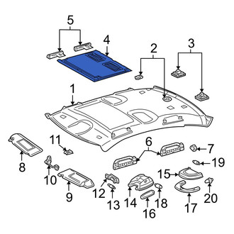 Mercedes-Benz OE - Sunroof Cover