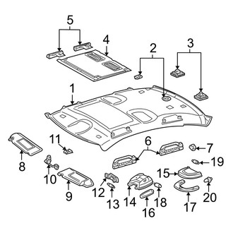 Mercedes-Benz OE - Roof - Interior Trim