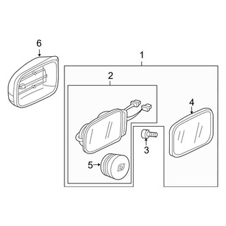 Mercedes-Benz OE - Front Door - Outside Mirrors