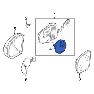Mercedes-Benz OE - Front Door Mirror Drive Motor